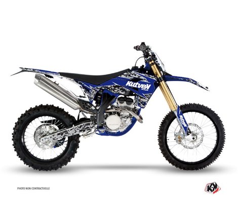Kit Deco Moto Cross Predator Sherco SE / SEF  Noir Bleu