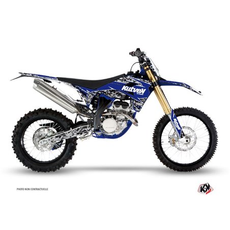 Kit Deco Moto Cross Predator Sherco SE / SEF  Noir Bleu