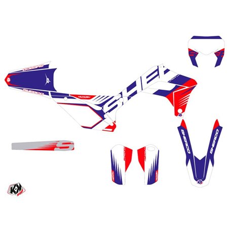 Kit Deco Moto Cross Fast Sherco SE / SEF  Rouge