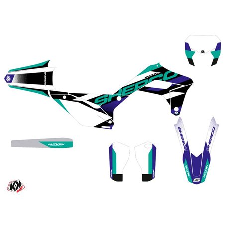 Kit Deco Moto Cross Aktiv Sherco SE / SEF Turquoise