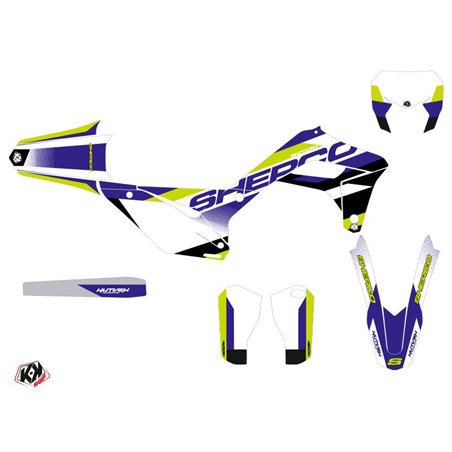 Kit Deco Moto Cross Aktiv Sherco SE / SEF Bleu