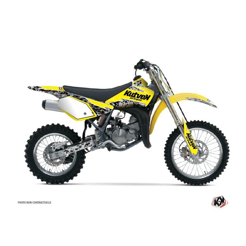 Kit Deco Moto Cross Predator Suzuki 85 RM Jaune