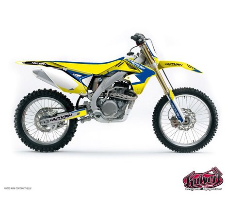 Kit Deco Moto Cross Chrono Suzuki 85 RM Bleu