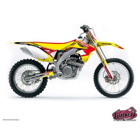 Kit Deco Moto Cross Chrono Suzuki 85 RM Rouge