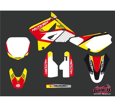 Kit Deco Moto Cross Chrono Suzuki 85 RM Rouge