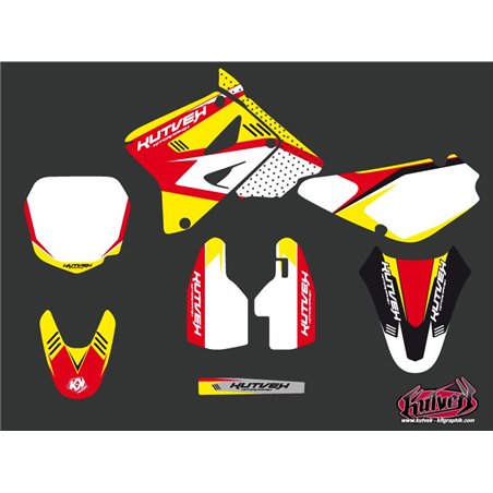 Kit Deco Moto Cross Chrono Suzuki 85 RM Rouge