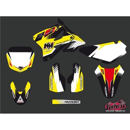 Kit Deco Moto Cross Pulsar Suzuki 85 RM Noir