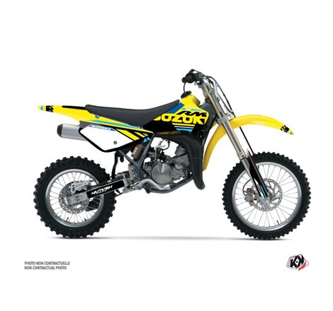 Kit Deco Moto Cross Grade Suzuki 85 RM Bleu
