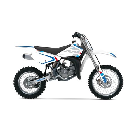 Kit Deco Moto Cross Label Suzuki 85 RM Blanc