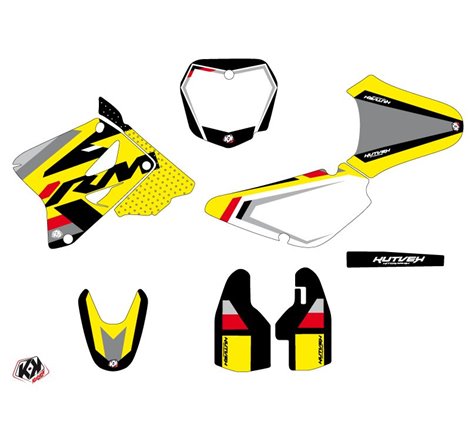Kit Deco Moto Cross Label Suzuki 85 RM Noir