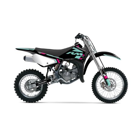 Kit Deco Moto Cross Label Suzuki 85 RM Turquoise