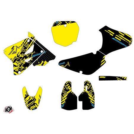 Kit Deco Moto Cross Zero Suzuki 85 RM Jaune