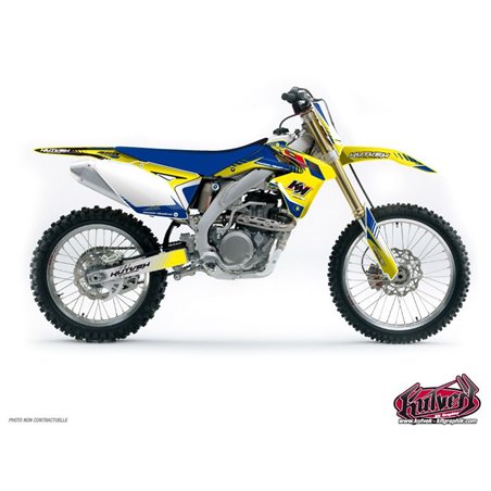 Kit Deco Moto Cross Pulsar Suzuki 125 RM Bleu