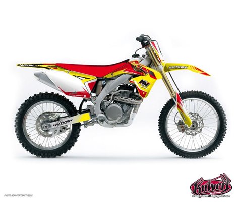 Kit Deco Moto Cross Pulsar Suzuki 125 RM Rouge
