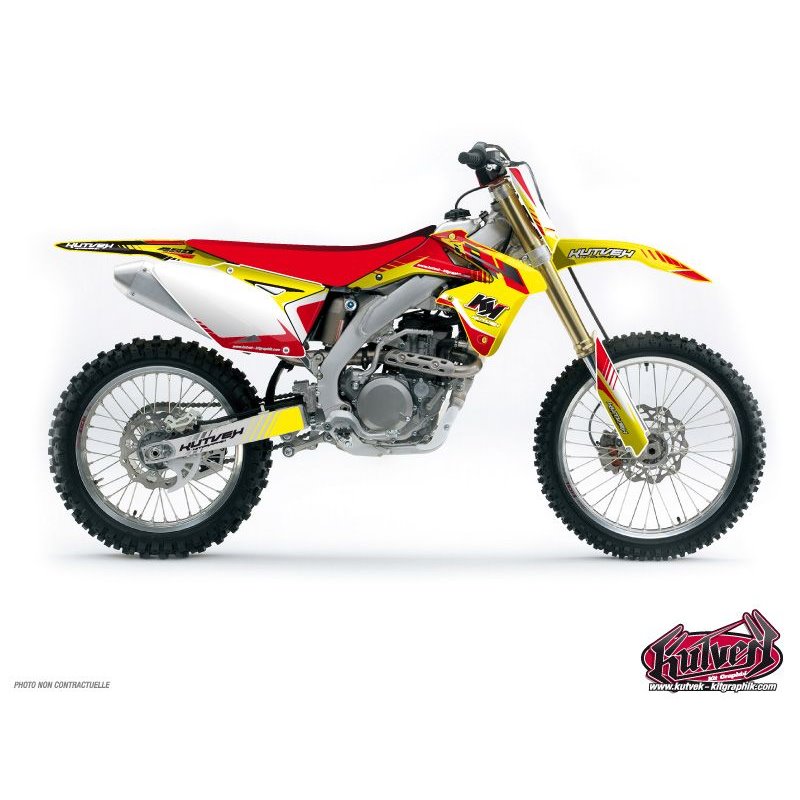 Kit Deco Moto Cross Pulsar Suzuki 125 RM Rouge