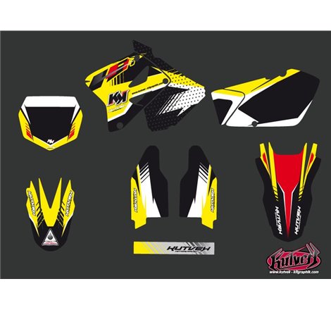Kit Deco Moto Cross Pulsar Suzuki 125 RM Noir