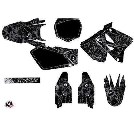 Kit Deco Moto Cross Zombies Dark Suzuki 125 RM Noir