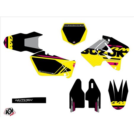 Kit Deco Moto Cross Grade Suzuki 125 RM Rose