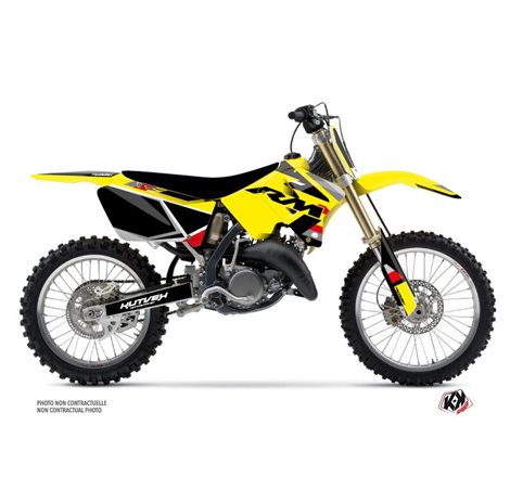 Kit Deco Moto Cross Label Suzuki 125 RM Noir