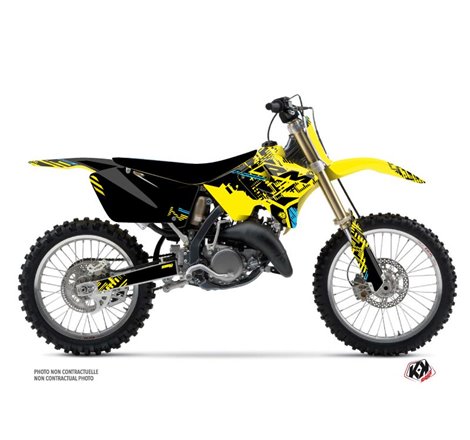 Kit Deco Moto Cross Zero Suzuki 125 RM Jaune