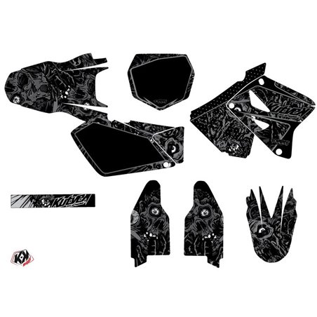 Kit Deco Moto Cross Zombies Dark Suzuki 125 RM Noir