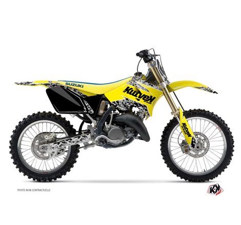Kit Deco Moto Cross Predator Suzuki 125 RM Jaune