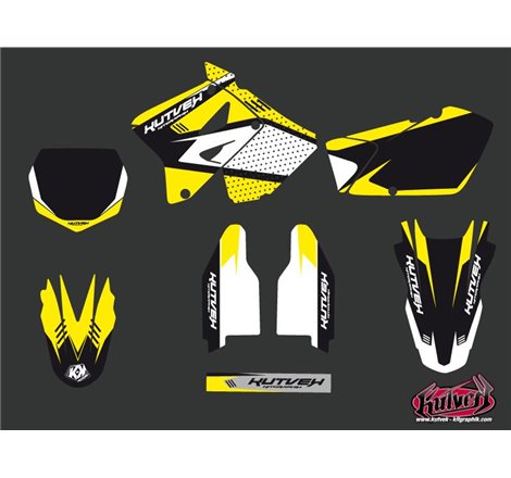 Kit Deco Moto Cross Chrono Suzuki 125 RM Noir