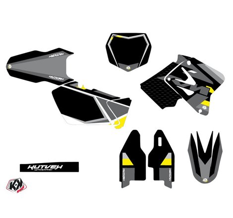 Kit Deco Moto Cross Label Suzuki 125 RM Gris