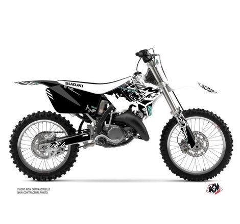 Kit Deco Moto Cross Zero Suzuki 125 RM Turquoise