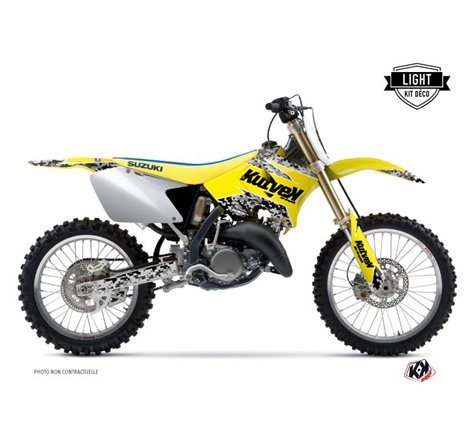 Kit Deco Moto Cross Predator Suzuki 250 RM Jaune LIGHT