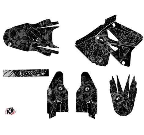 Kit Deco Moto Cross Zombies Dark Suzuki 250 RM Noir LIGHT