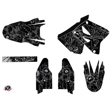 Kit Deco Moto Cross Zombies Dark Suzuki 250 RM Noir LIGHT