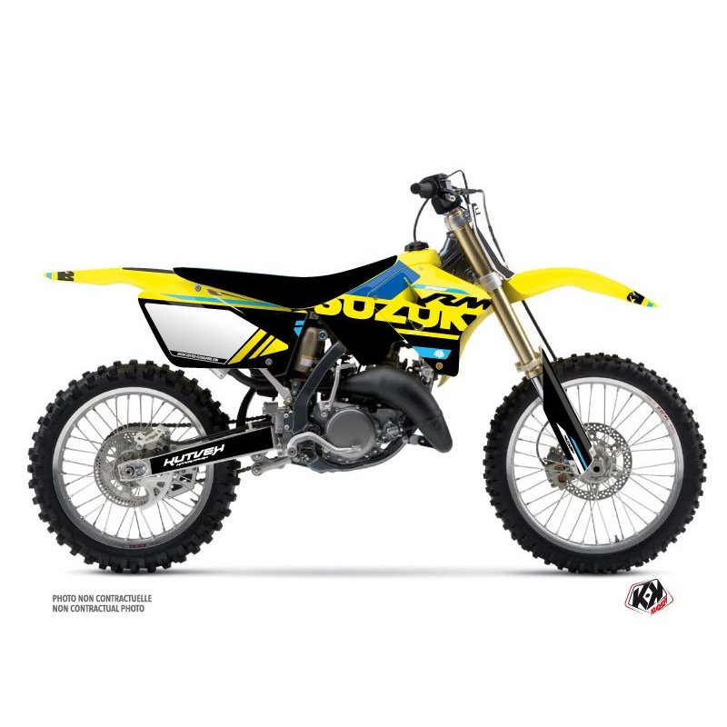 Kit Deco Moto Cross Grade Suzuki 250 RM Bleu