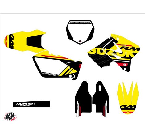 Kit Deco Moto Cross Grade Suzuki 250 RM Rouge