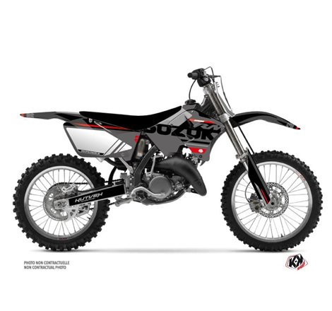 Kit Deco Moto Cross Grade Suzuki 250 RM Noir
