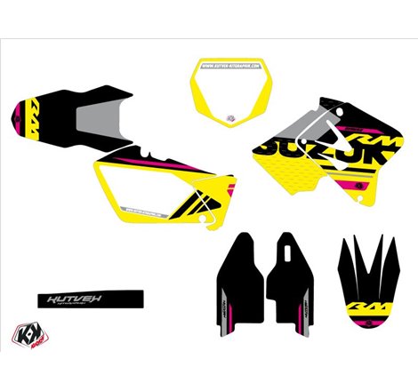 Kit Deco Moto Cross Grade Suzuki 250 RM Rose