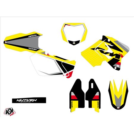 Kit Deco Moto Cross Label Suzuki 250 RM Noir