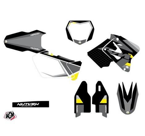 Kit Deco Moto Cross Label Suzuki 250 RM Gris