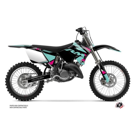 Kit Deco Moto Cross Label Suzuki 250 RM Turquoise