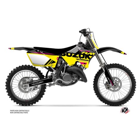 Kit Deco Moto Cross Grade Suzuki 250 RM Rose