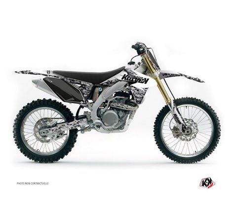 Kit Deco Moto Cross Predator Suzuki 250 RMZ Blanc