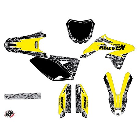 Kit Deco Moto Cross Predator Suzuki 250 RMZ Jaune