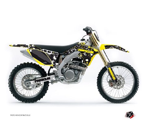 Kit Deco Moto Cross Freegun Eyed Suzuki 250 RMZ Jaune