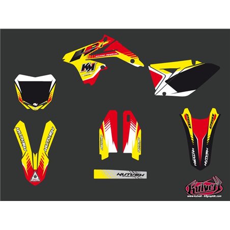 Kit Deco Moto Cross Pulsar Suzuki 250 RMZ Rouge