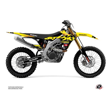 Kit Deco Moto Cross Grade Suzuki 250 RMZ Rouge