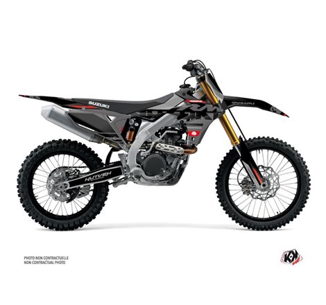 Kit Deco Moto Cross Grade Suzuki 250 RMZ Noir