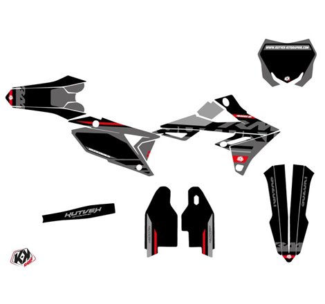 Kit Deco Moto Cross Grade Suzuki 250 RMZ Noir