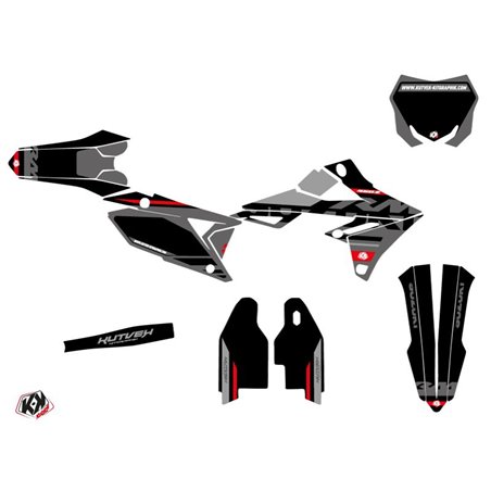 Kit Deco Moto Cross Grade Suzuki 250 RMZ Noir