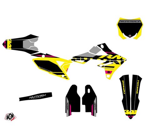 Kit Deco Moto Cross Grade Suzuki 250 RMZ Rose