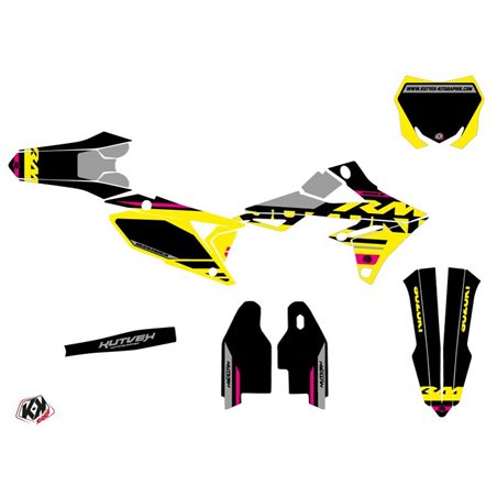 Kit Deco Moto Cross Grade Suzuki 250 RMZ Rose